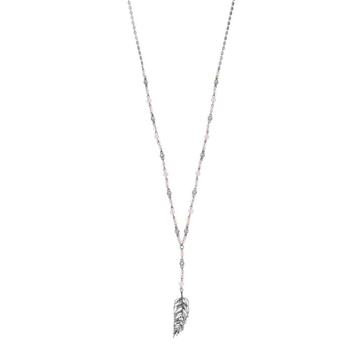 Simply Vera Vera Wang Leaf Y Necklace, Women's, Pink