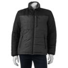 Men's Zeroxposur Flex Colorblock Thermocloud Puffer Jacket, Size: Small, Silver