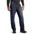 Big & Tall Lee Loose-fit Comfort Waist Straight-leg Jeans, Men's, Size: 50x30, Blue