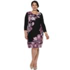 Plus Size Dana Buchman Scoopneck Shift Dress, Women's, Size: 1xl, Med Purple