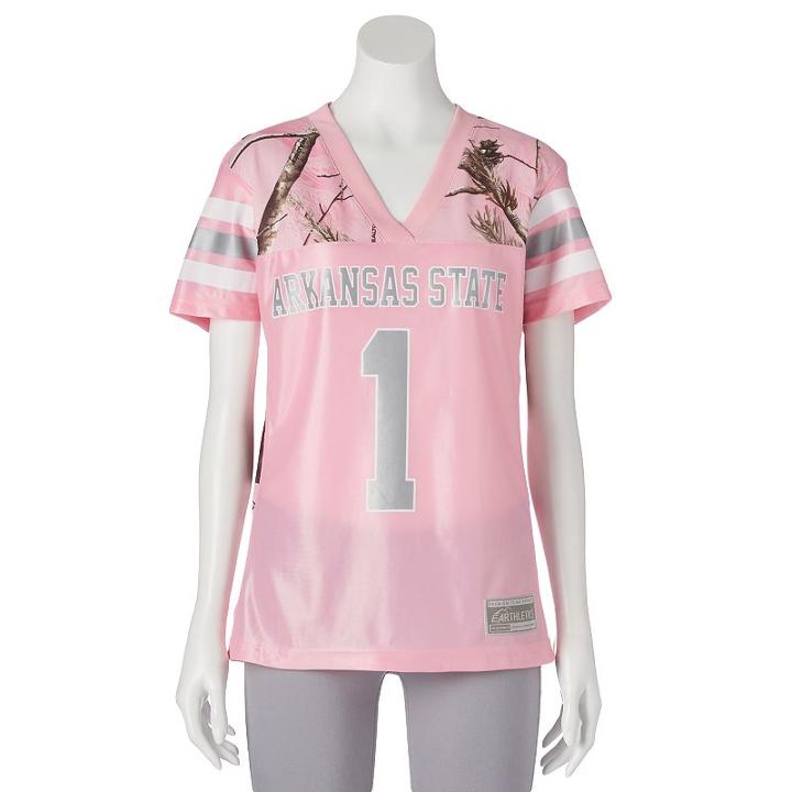 Women's Realtree Arkansas State Red Wolves Game Day Jersey, Size: Medium, Pink