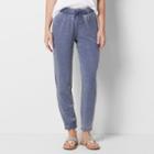 Women's Sonoma Goods For Life&trade; Beach Fleece Jogger Pants, Size: Small, Dark Blue