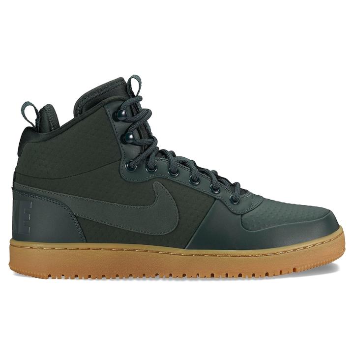 Nike Court Borough Mid Winter Men's Waterproof Basketball Shoes, Size: 11.5, Green