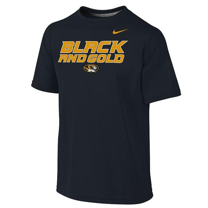 Boys 8-20 Nike Missouri Tigers Legend Authentic Dri-fit Tee, Boy's, Size: L(14/16), Black