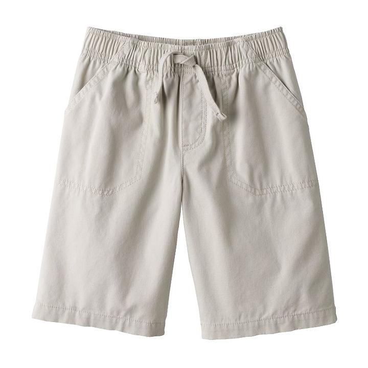 Boys 4-7x Jumping Beans&reg; Canvas Shorts, Boy's, Size: 4, Silver
