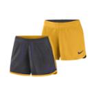Women's Nike Lsu Tigers Dri-fit Touch Shorts, Size: Medium, Grey