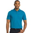 Men's Van Heusen Classic-fit Striped Jacquard Polo, Size: Xxl, Blue