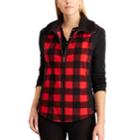 Women's Chaps Faux Shearling Vest, Size: Large, Red