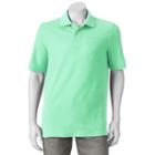 Men's Croft & Barrow&reg; Performance Pocket Pique Polo, Size: Medium, Brt Green
