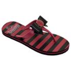 Women's College Edition South Carolina Gamecocks Bow Flip-flops, Size: Large, Med Red