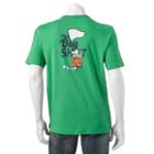 Men's Caribbean Joe Back-print The Big Shot Tee, Size: Xl, Med Green