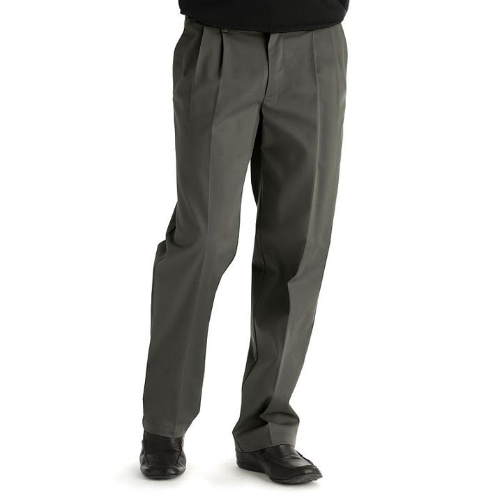 Big & Tall Lee Custom-fit Double-pleated Easy-care Pants, Men's, Size: 44x32, Green