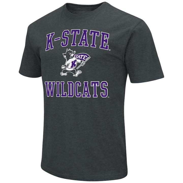 Men's Kansas State Wildcats Go Team Tee, Size: Xxl, Drk Purple