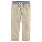 Boys 4-8 Carter's Midtier Pull On Pants, Size: 7, Med Beige