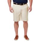Big & Tall Haggar&reg; Cool 18&reg; Pro Classic-fit Flat-front Shorts, Men's, Size: 48, Lt Beige