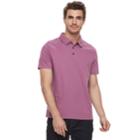 Men's Apt. 9&reg; Regular-fit Soft Touch Stretch Interlock Polo, Size: Xl, Med Pink