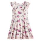 Disney's Minnie Mouse Girls 4-7 Floral Print Dress By Jumping Beans&reg;, Size: 4, Light Pink