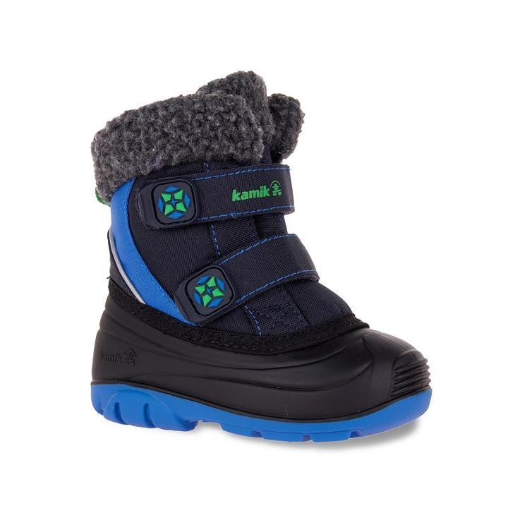 Kamik Clover Toddler Boys' Waterproof Winter Boots, Boy's, Size: 7 T, Blue (navy)
