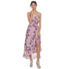 Women's Jennifer Lopez Ruffle Chiffon Faux-wrap Dress, Size: Large, Pink