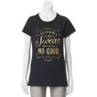 Juniors' Harry Potter I Solemnly Swear Foil Graphic Tee, Girl's, Size: Small, Black