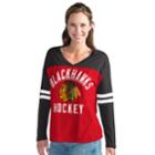 Women's Chicago Blackhawks Goal Line Tee, Size: Medium, Multicolor