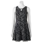 Juniors' Mudd&reg; Keyhole Fit & Flare Dress, Girl's, Size: Xl, Oxford