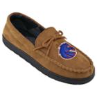 Men's Boise State Broncos Microsuede Moccasins, Size: 12, Brown