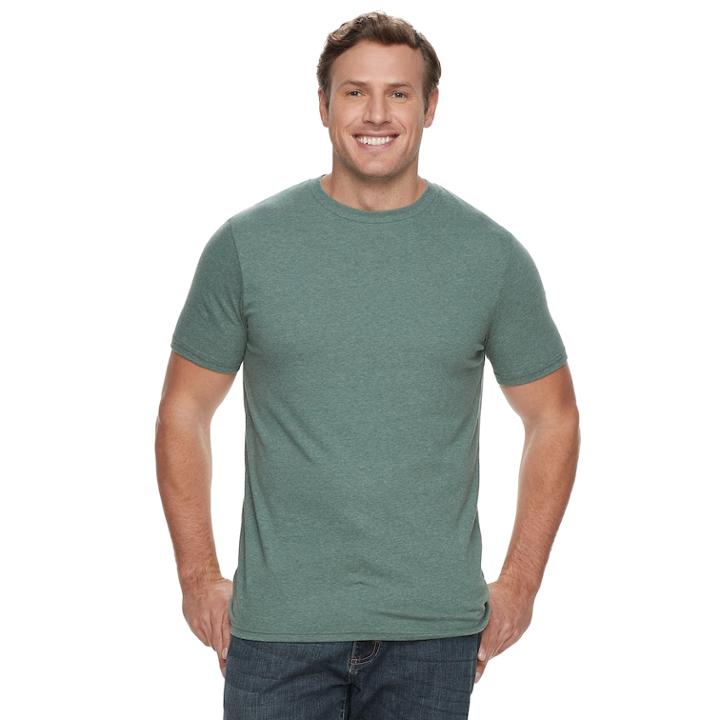Big & Tall Urban Pipeline&reg; Ultimate Heather Tee, Men's, Size: Xl Tall, Med Green