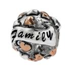 Individuality Beads Sterling Silver & 14k Rose Gold Over Silver Family Bead, Women's