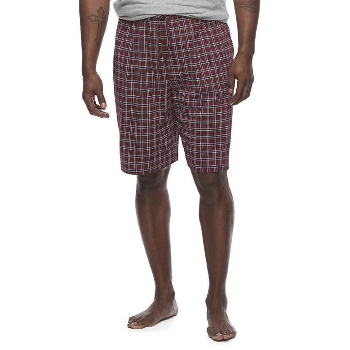 Big & Tall Croft & Barrow&reg; True Comfort Lounge Shorts, Men's, Size: 2xb, Red