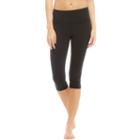 Women's Marika Brooke High Rise Tummy Control Capri Yoga Leggings, Size: Xs, Black