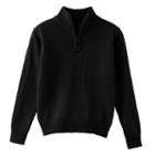 Boys 8-20 Eddie Bauer Quarter-zip Sweater, Boy's, Size: 5-6, Black
