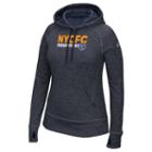 Women's Adidas New York City Fc Team Bar Hoodie, Size: Medium, Black