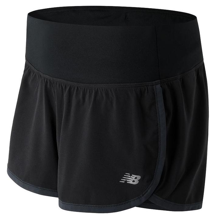 Women's New Balance Impact Running Shorts, Size: Medium, Black