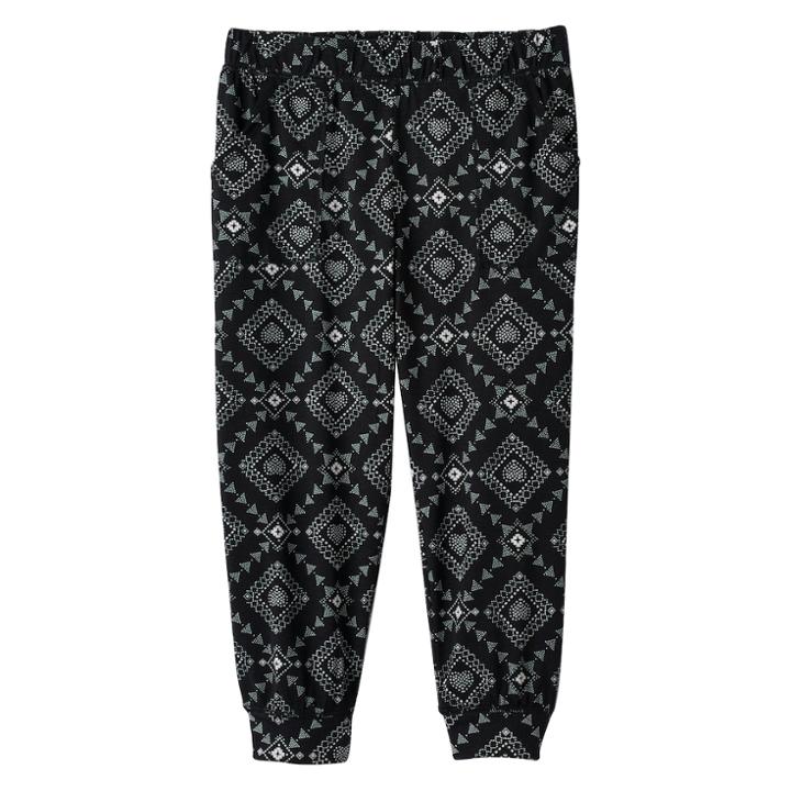 Girls 7-16 Mudd&reg; Jogger Capris, Size: 16, Oxford