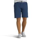 Men's Lee Walker Flat-front Shorts, Size: 30, Dark Blue