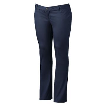 Juniors' Plus Size Lee Uniforms Straight-leg Pants, Girl's, Size: 18 W, Blue (navy)