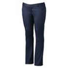 Juniors' Plus Size Lee Uniforms Straight-leg Pants, Girl's, Size: 18 W, Blue (navy)