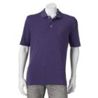 Men's Croft & Barrow&reg; Signature Pocket Polo, Size: Medium, Drk Purple
