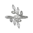 Primrose Sterling Silver Cubic Zirconia Vine Ring, Women's, Size: 8, White