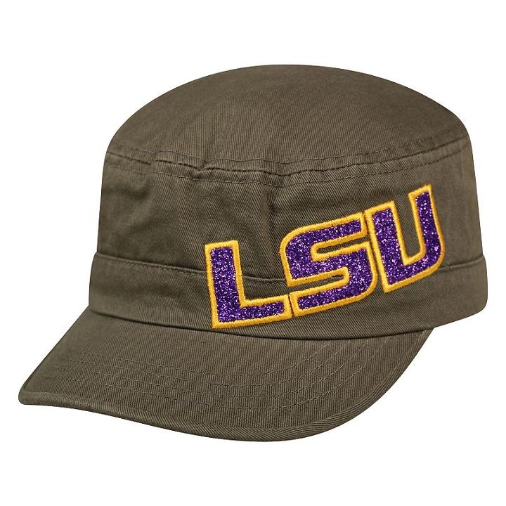 Women's Top Of The World Lsu Tigers Party Girl Adjustable Cap, Grey (charcoal)