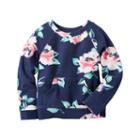 Girls 4-8 Carter's French Terry Floral Pullover, Girl's, Size: 4, Ovrfl Oth