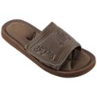 Men's Washington State Cougars Memory Foam Slide Sandals, Size: Large, Brown