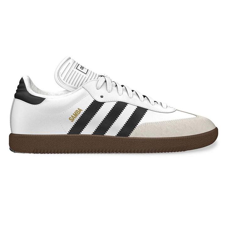 Adidas Samba Indoor Soccer Shoes - Men, Size: 13, White