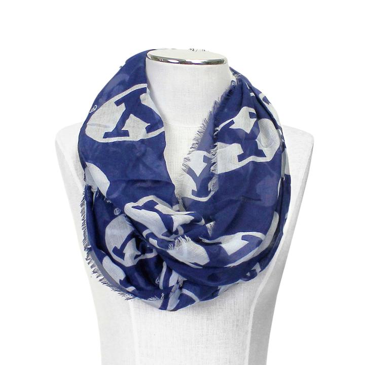 Women's Zoozatz Byu Cougars Logo Infinity Scarf, Multicolor