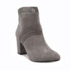 London Fog Iverna Women's High Heel Ankle Boots, Size: Medium (7.5), Grey