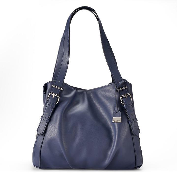 Rosetti Editor Triple Entry Shoulder Bag, Women's, Blue (navy)