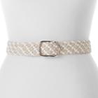 Women's Apt. 9&reg; Braided Rope Belt, Size: Small, Natural