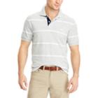 Men's Chaps Classic-fit Striped Polo, Size: Xxl, Grey