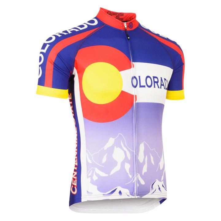 Men's Canari Colorado Mountains Jersey, Size: Small, Blue